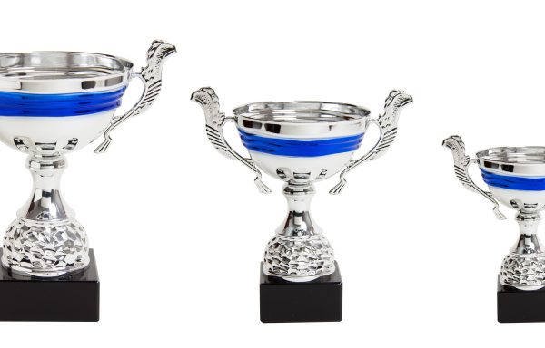 Trofeo 02 Mod. Mezza Azul Plata